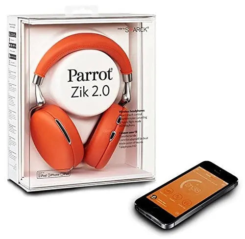 Parrot ZiK 2.0 by Philippe Starck Orange - Casque audio Bluetooth Parrot
