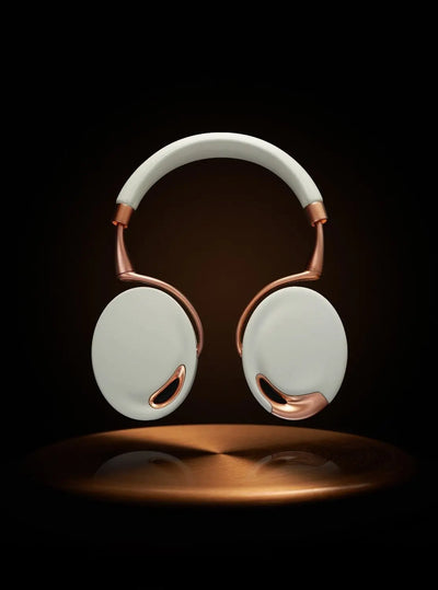 Parrot Zik by Starck Casque Audio avec Bluetooth NFC - Blanc/cuivre Parrot