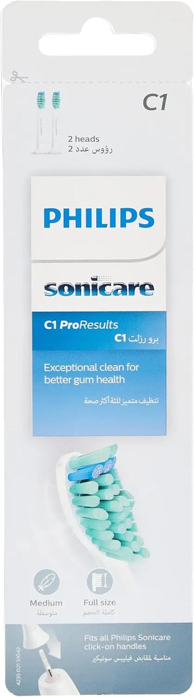 Hygiène personnelle Philips Sonicare ProResults HX6012 - Tête de brosse de rechange - pour brosse à dent (pack de 2) PHILIPS