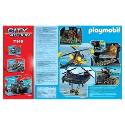 playmobil Playmobil 71149 Hélicoptère des forces spéciales playmobil