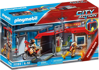 playmobil Playmobil City Action 71193 Caserne de pompiers playmobil