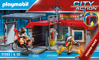 playmobil Playmobil City Action 71193 Caserne de pompiers playmobil