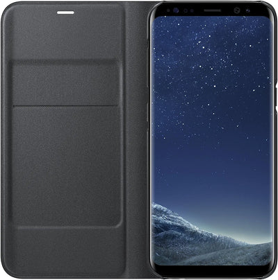 Protection pour téléphone mobile Samsung LED view cover (noir) - Samsung Galaxy S8 Samsung