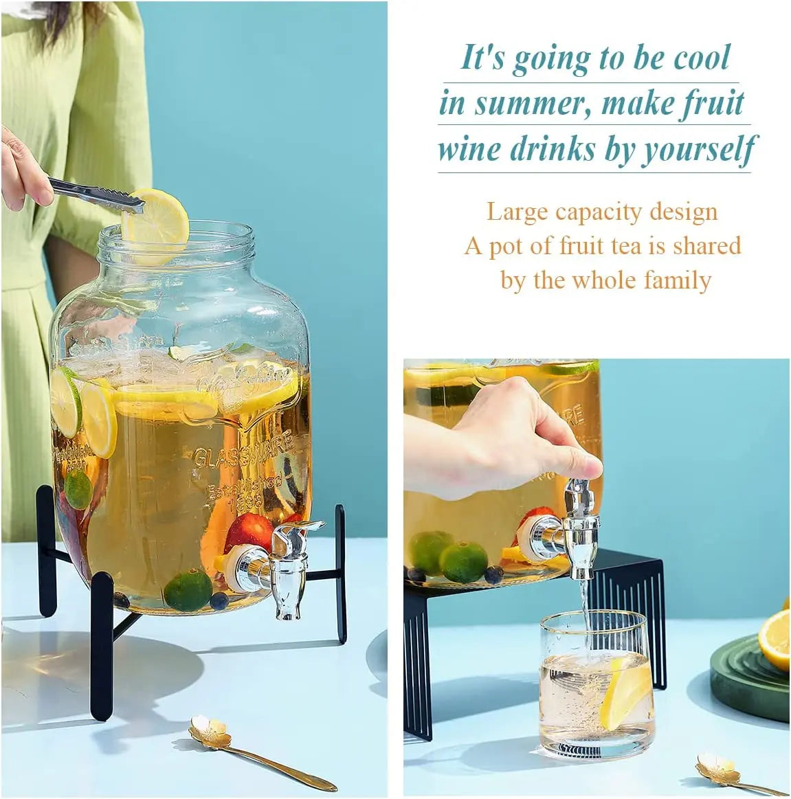 Quid Viba Distributeur de boissons 7,5 l Multicolore RAZER