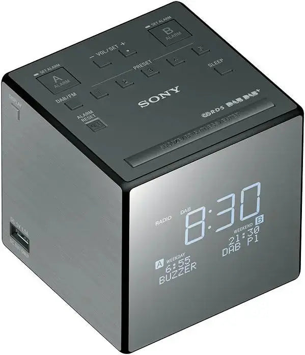 Speakers Sony XDR-C1DBP Radio/Radio-réveil Compatible Radio AM/FM et Radio Numérique DAB/DAB+ sony