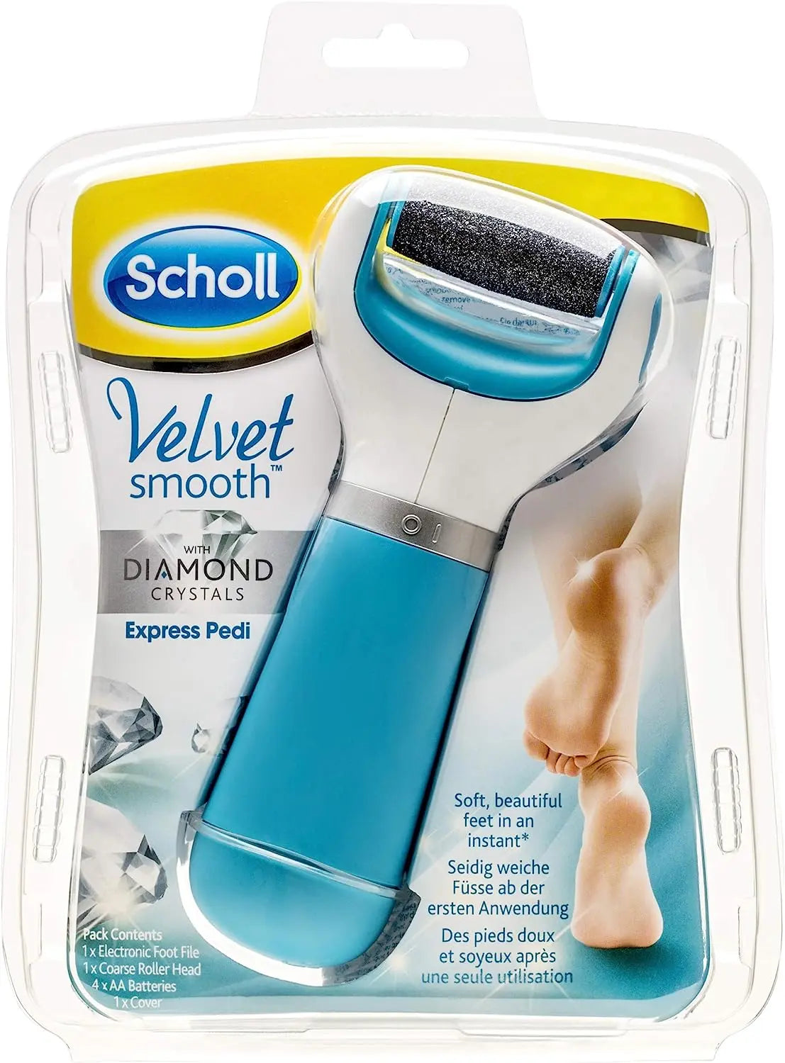 Râpe électrique SCHOLL la râpe + le rouleau + 4 piles Google