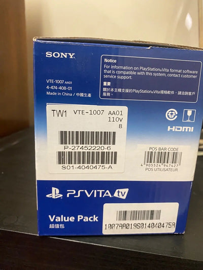 Sony  Playstation Vita TV PSVITA VALUE PACK plus de manette dualshock 3 SONY