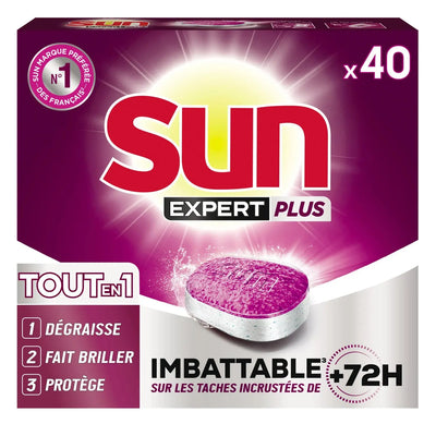 Tablettes lave vaisselle Expert Extra Shine SUN 8710447334249 SUN
