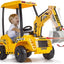 voiture pour enfant Tractopelle électrique enfant jcb 12v Jaune feber