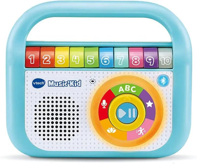 jouet pour enfant VTech - Music'Kid, Baladeur Musical Enfant, Enceinte Bluetooth Lumineuse avec Comptines, Chansons Éducatives et Relaxantes, Enregistreur Vocal, Cadeau Enfant Dès 2 Ans - Contenu en Français VTECH
