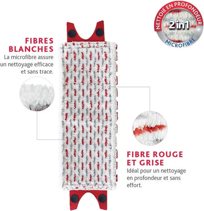 Vileda - Housse Micro & Coton pour Balai à Plat - Ultramax KARCHER