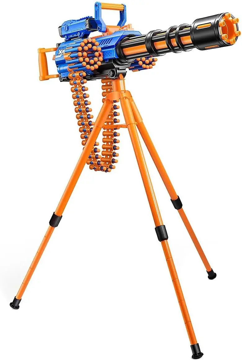 Jouets et Jeux X-Shot Insanity Rage Fire Gatling Blaster avec ceinture de fléchettes et 72 fléchettes Blaster Gatling Insanity X-Shot