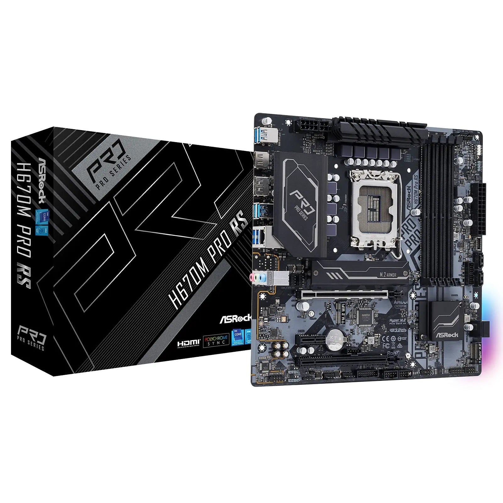 ASRock H670M Pro RS (Race Sport Edition) H670M PRO RS ASRock
