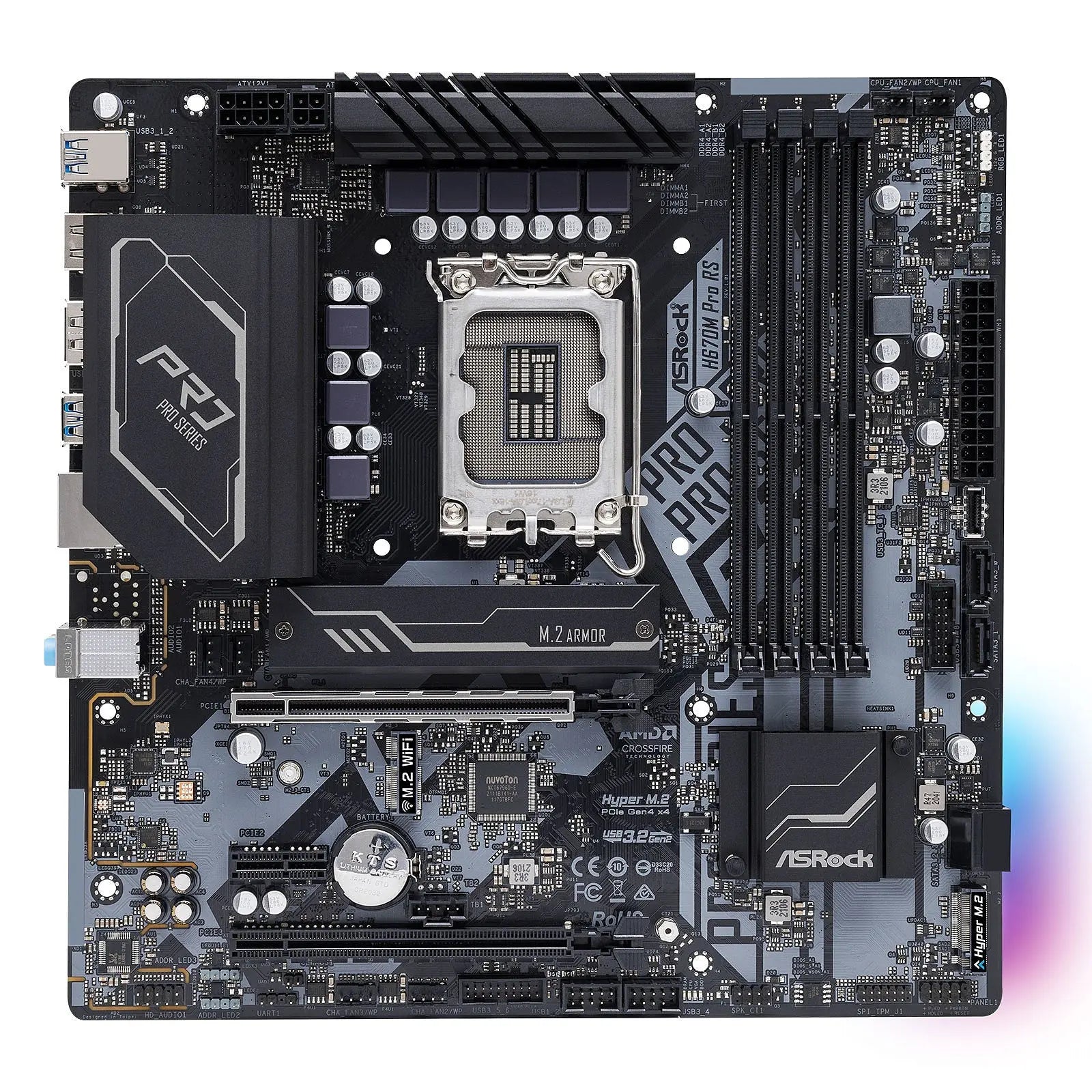 ASRock H670M Pro RS (Race Sport Edition) H670M PRO RS ASRock