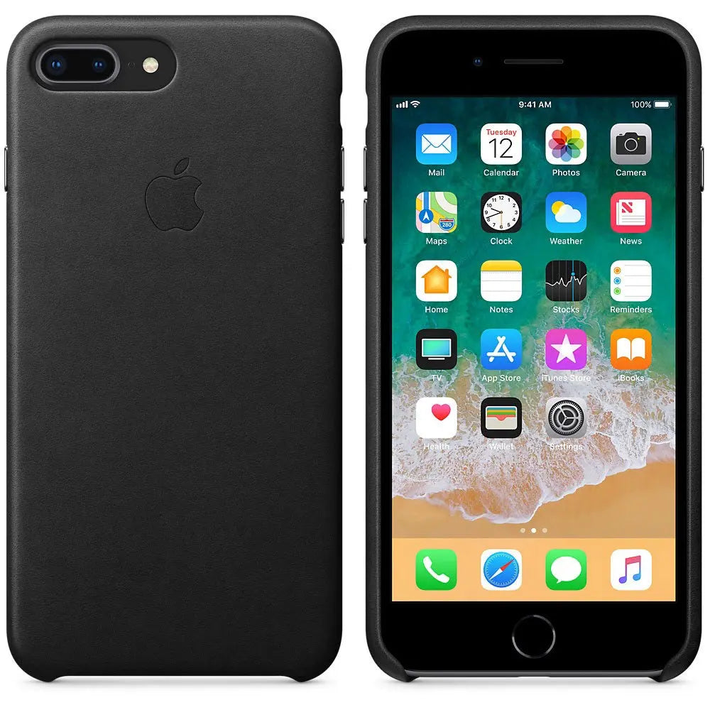 Apple Coque en cuir Noir Apple iPhone 8 Plus / 7 Plus 0190198496874 Apple Computer, Inc