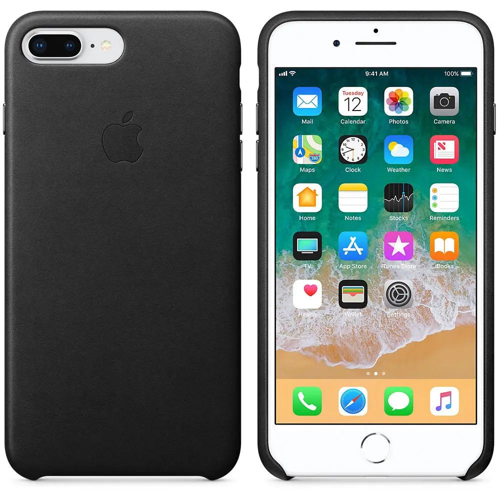 Apple Coque en cuir Noir Apple iPhone 8 Plus / 7 Plus 0190198496874 Apple Computer, Inc