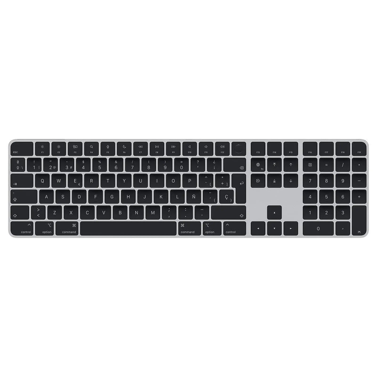 Apple Magic Keyboard with Touch ID and Numeric Keypad Black-ES (MMMR3Y/A) 0194252987452 APPLE