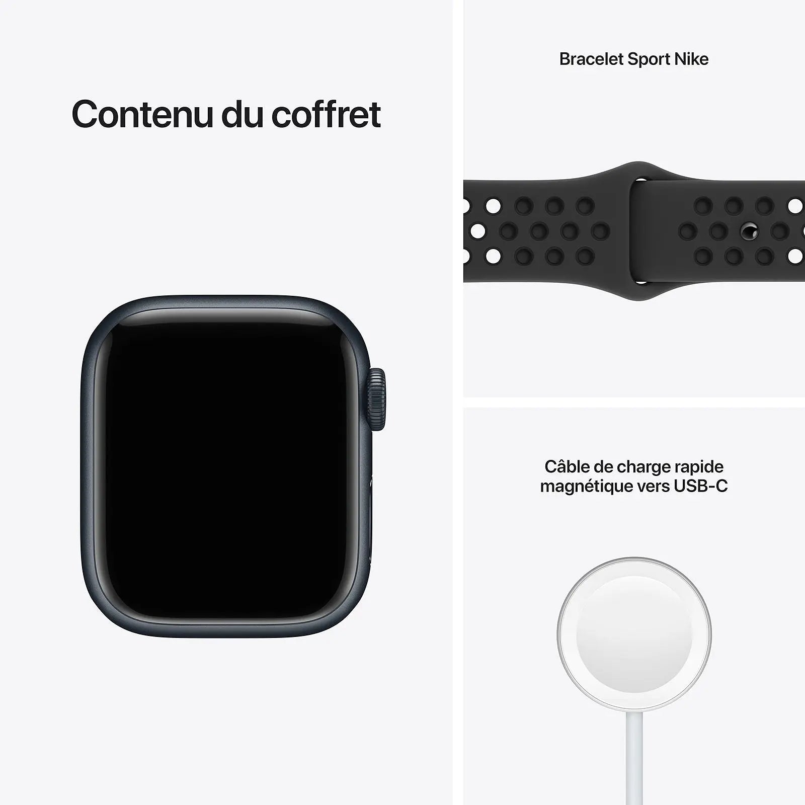 Apple Watch Nike Series 7 GPS + Cellular Aluminium Midnight Sport Band 41 mm 0194252570654 APPLE