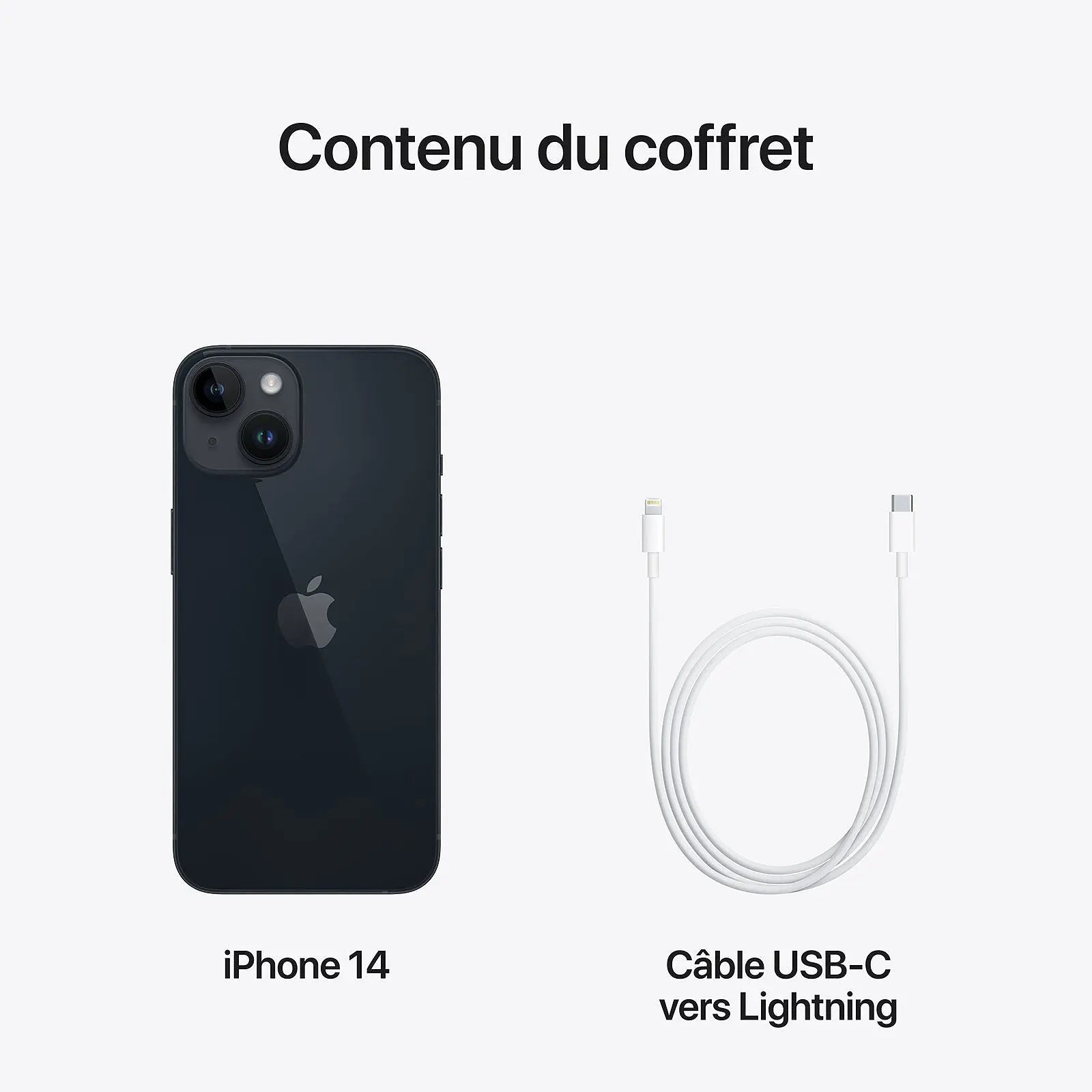 Apple iPhone 14 128 Go Minuit  0194253408253 APPLE