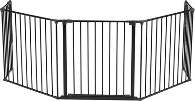 BabyDan Barrière de sécurité enfant multi-fonction flex, anthracite (XL) 90-278cm JBL