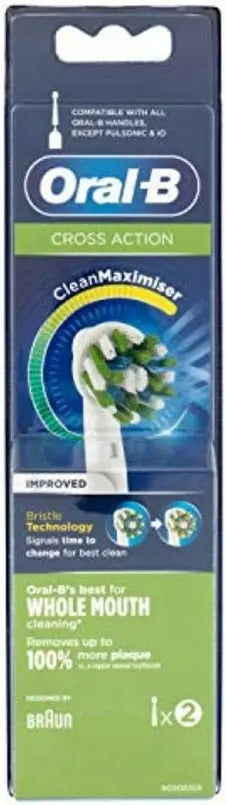 Brossettes CrossAction ORAL-B tête de brosse Oral-B