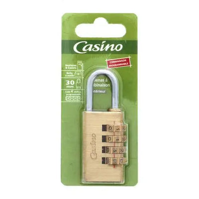 CADENAS LAITON 30MM 4 CHIFFRES MASTER LOCK