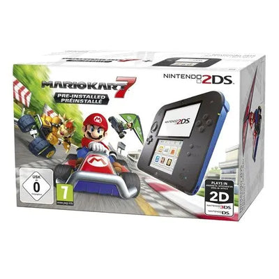 CONSOLE NINTENDO 2DS - NOIRE ET BLEUE + MARIO KART 7 nintendo