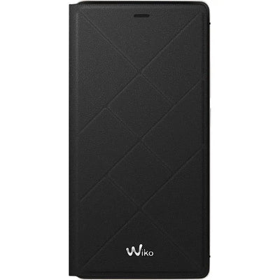 COQUE FLIP COVER OFFICIEL WIKO FEVER 4G NOIR BLACK ETUI A RABAT/ wiko