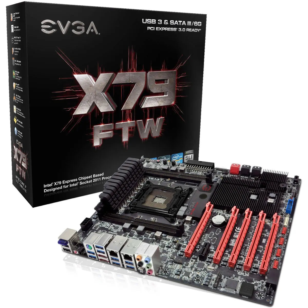 Carte mère  EVGA X79 FTW (LGA2011) Sandybridgee/ATX/SLI 4250223637774 EVGA