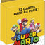 Carte panini - super mario - trading cards blister 4 pochettes panini