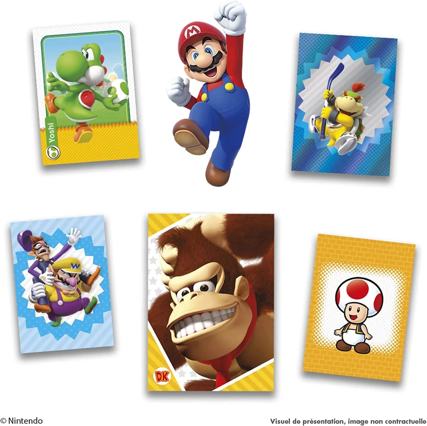 Carte panini - super mario - trading cards blister 4 pochettes panini
