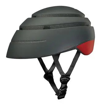 Casque de vélo pliable Closca Loop Graphite Taille L Noir et Rouge fnac