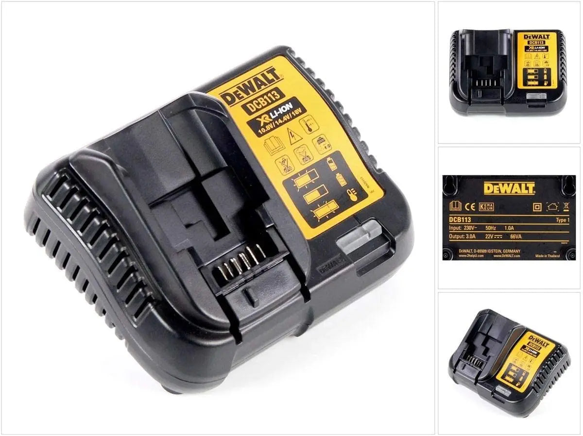 Chargeur DEWALT DCB113 XR universel 10,8 V 14,4 V 18 V 5055995525347 DEWALT