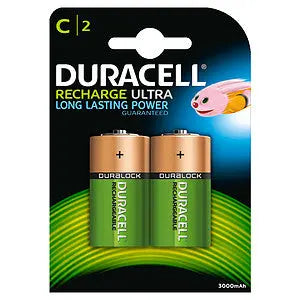 DURACELL RECHARGE ULTRA C 3000 MAH (PAR 2) DURACELL