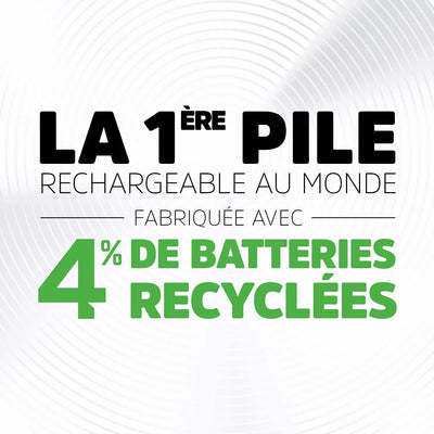 Energizer Accu Recharge Extreme AA  (par 4) piles longue durée 7638900417012  2000 mAh Energizer