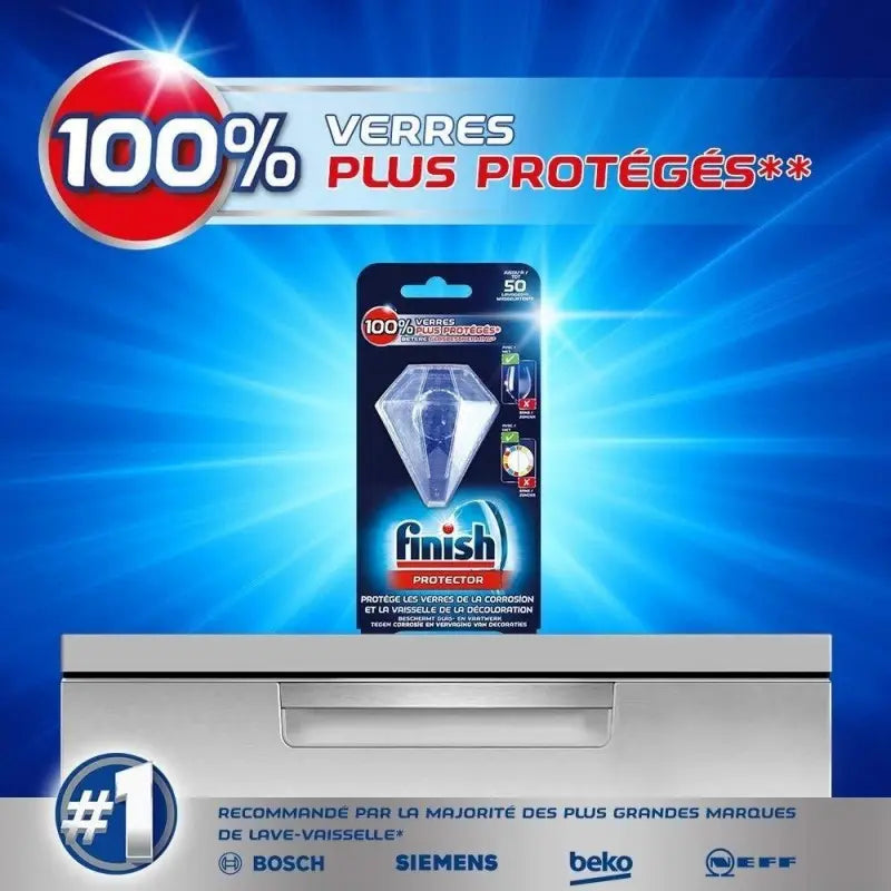 FINISH PROTECTOR ANTICALCAIRE PROTECTEUR LAVE-VAISSELLE ANTICORROSION DE LA VAISSELLE Finish