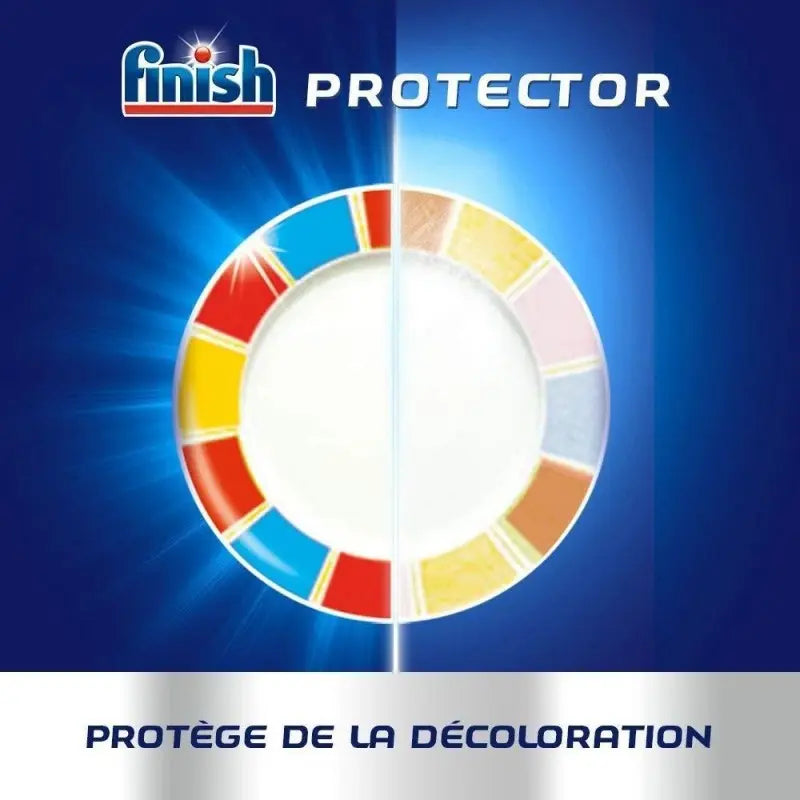 FINISH PROTECTOR ANTICALCAIRE PROTECTEUR LAVE-VAISSELLE ANTICORROSION DE LA VAISSELLE Finish