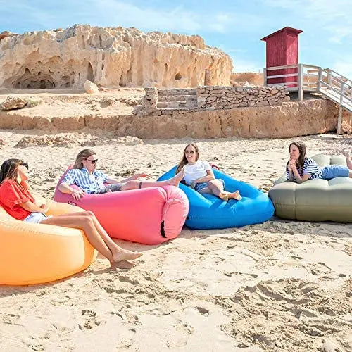 Fatboy® Lamzac 2.0 Canapé/Pouf/Sofa Gonflable | Pêche Hamac rempli d'air | pour l'extérieur (Plage, Jardin ou Piscine) | Fatboy