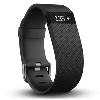 Fitbit Charge HR - L - suivi d'activités - monochrome - Bluetooth - noir Fitbit
