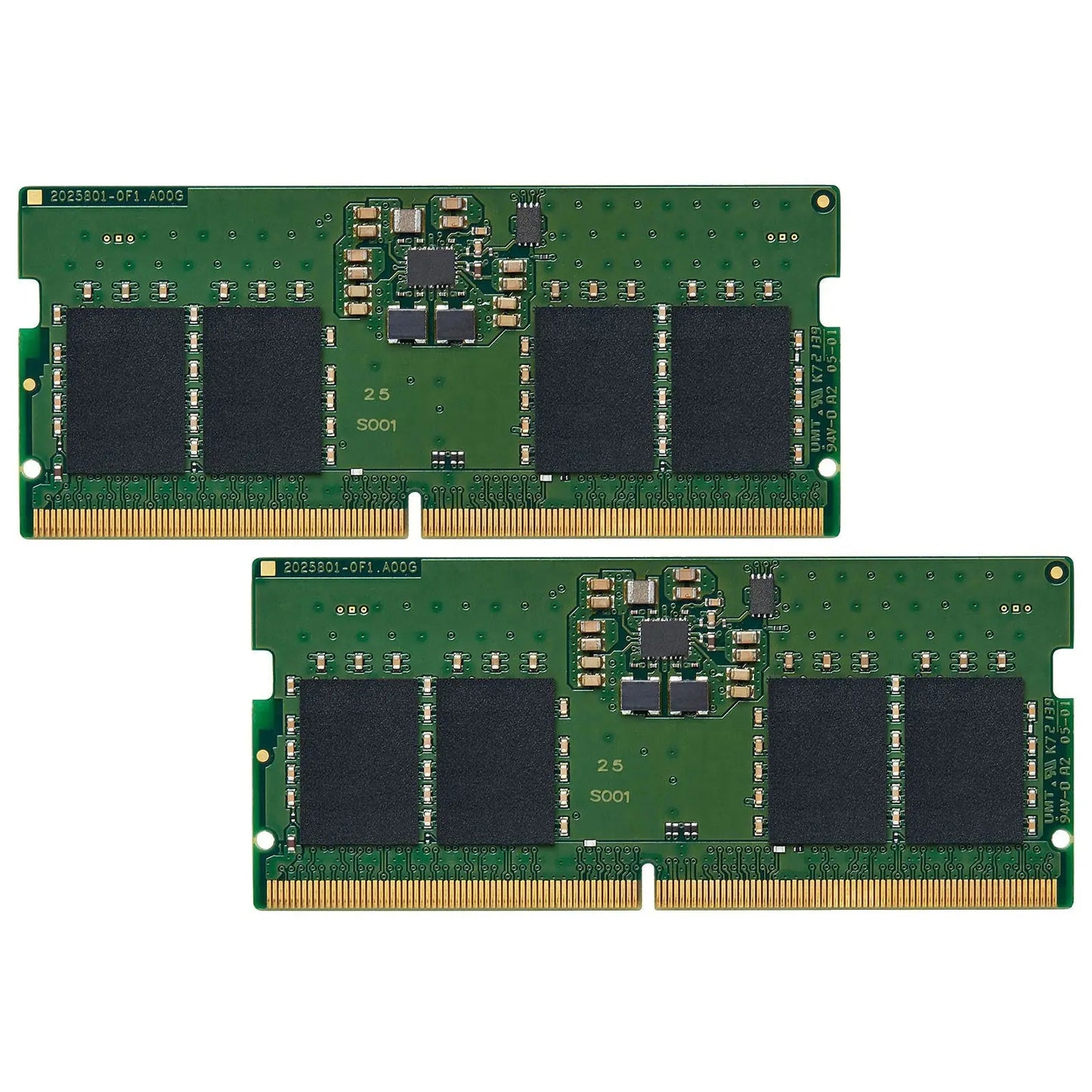 Kingston ValueRAM SO-DIMM 16 (2 x 8 Go) DDR5 4800 MHz CL40 SR X16 KVR48S40BS6K2-16 Kingston