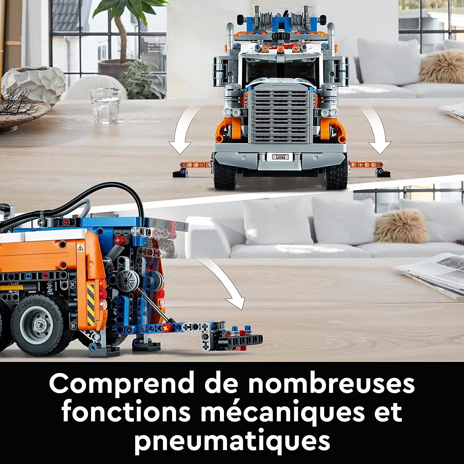 LEGO 42128 Technic Le Camion de Remorquage Lourd Camion Jouet avec Grue lego