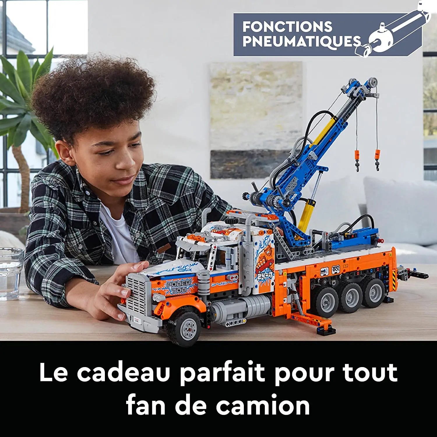 LEGO 42128 Technic Le Camion de Remorquage Lourd Camion Jouet avec Grue lego