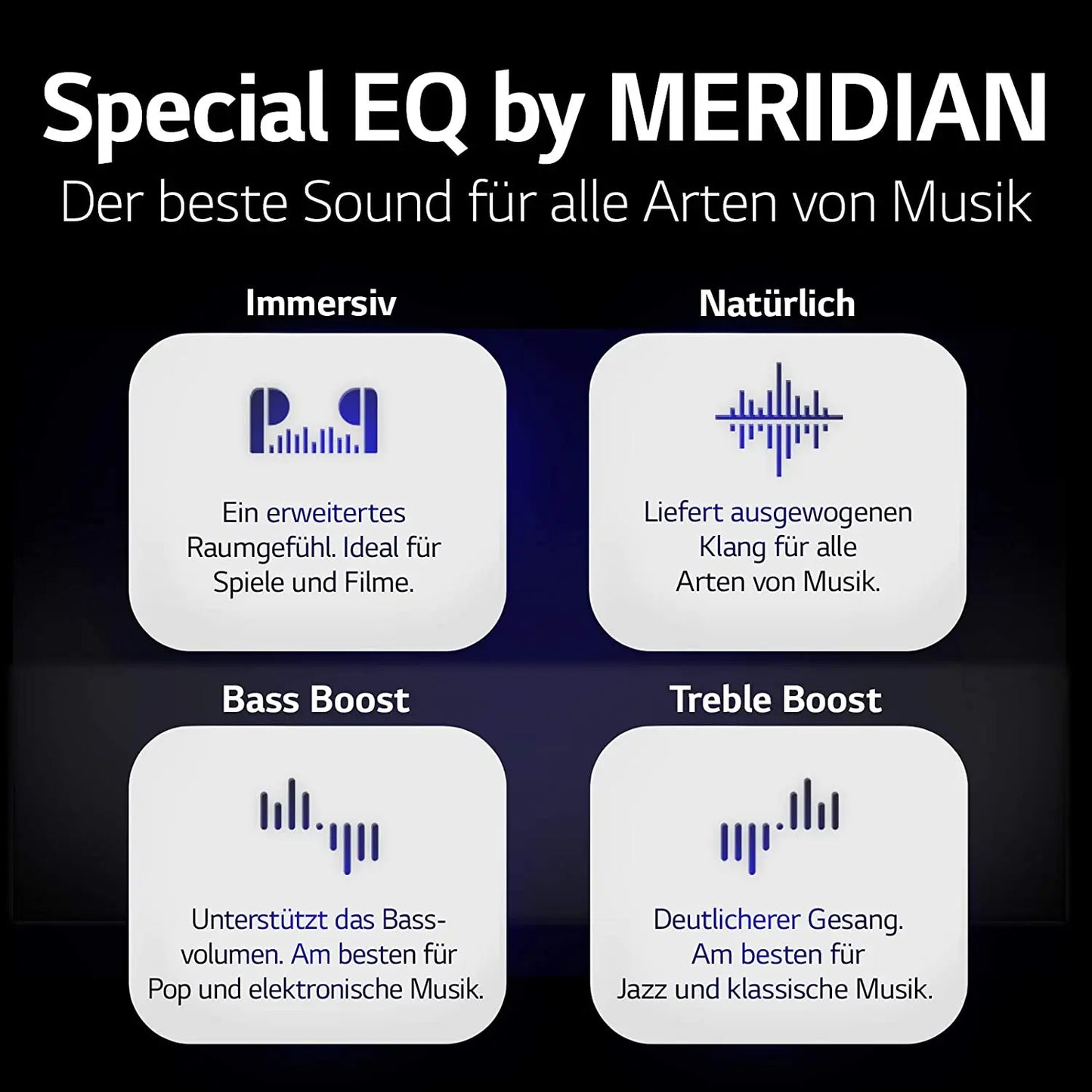 LG Casque Tone Free True Wireless HBS-FN6 Black Bluetooth Meridian Audio One Size ecouteur LG