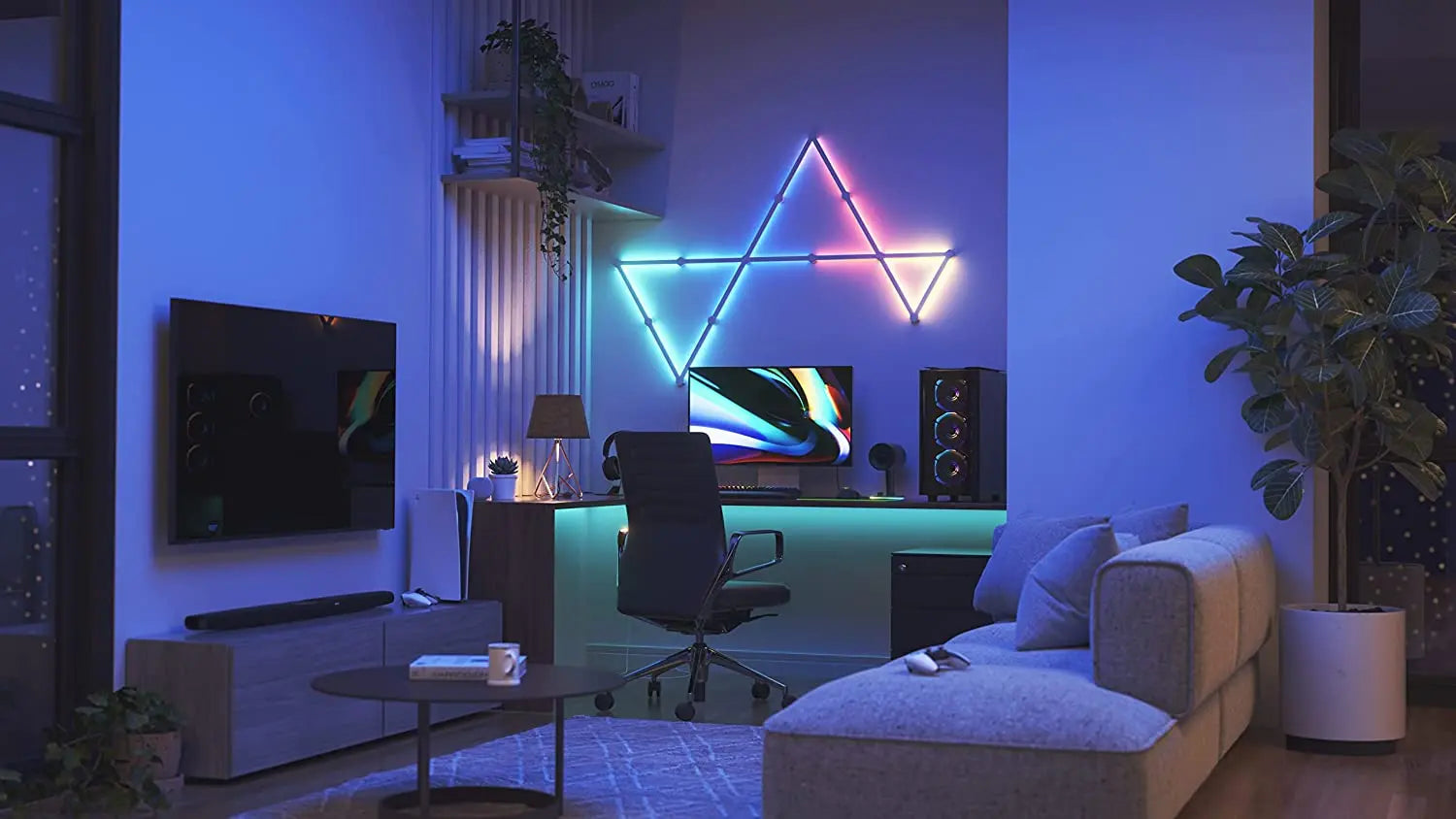 Lampe connectée NANOLEAF Kit de Demarrage 15 Lines bande LED 4897105330134 NANOLEAF