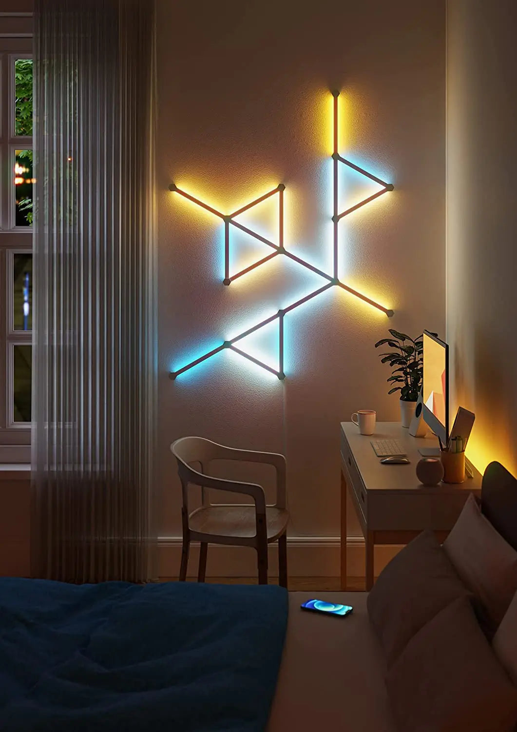 Lampe connectée NANOLEAF Kit de Demarrage 15 Lines bande LED 4897105330134 NANOLEAF