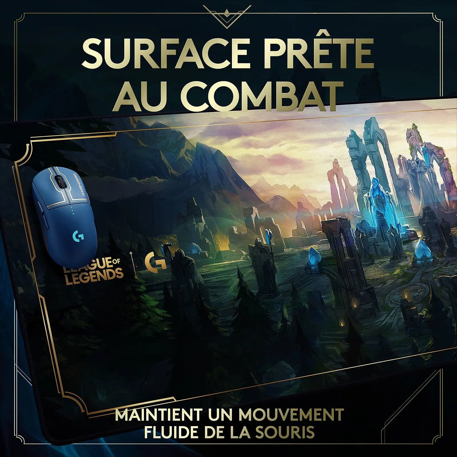 Logitech G G840 XL Gaming Mouse Pad (Edition League of Legends) 5099206099401 logitech