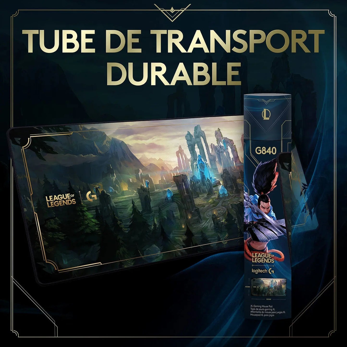 Logitech G G840 XL Gaming Mouse Pad (Edition League of Legends) 5099206099401 logitech