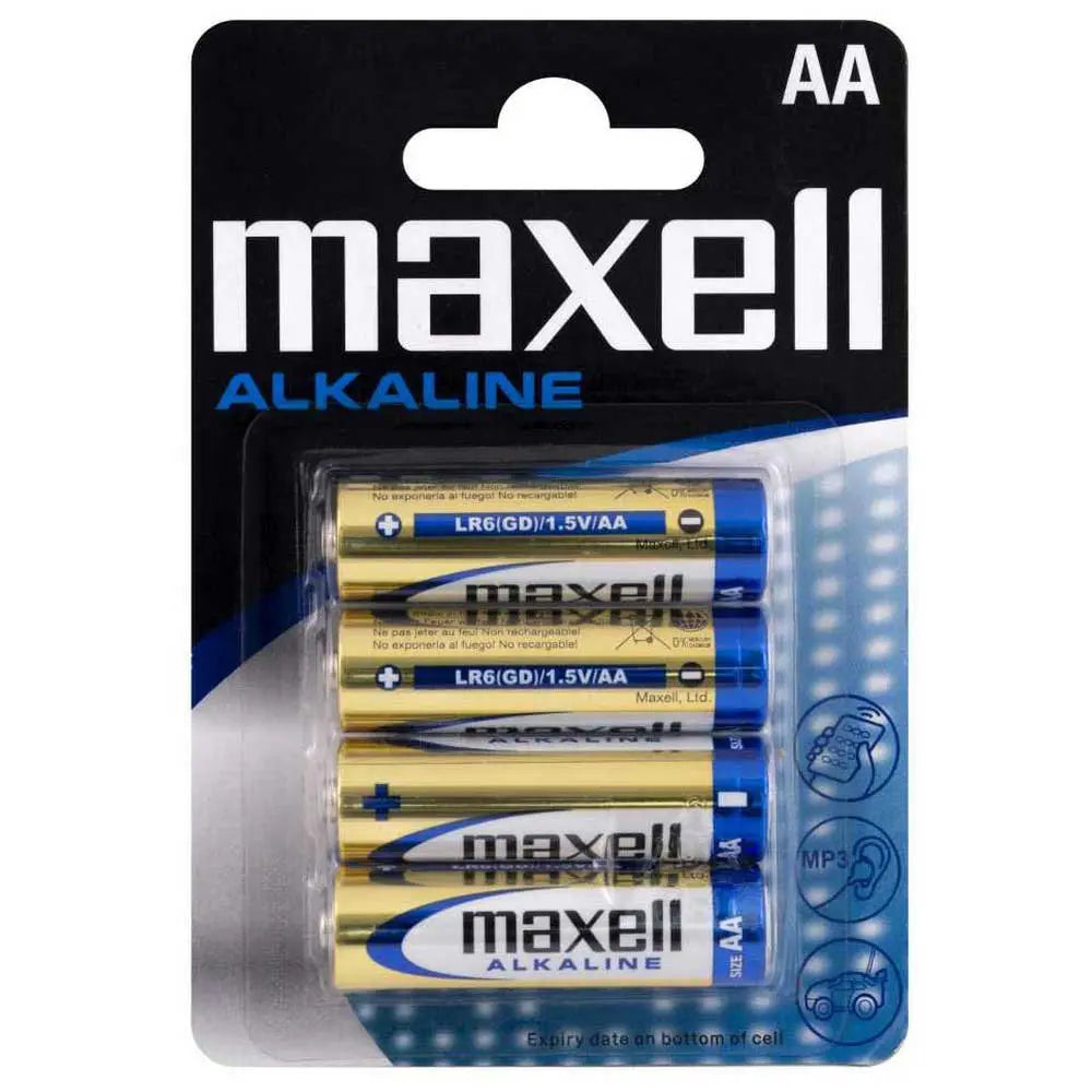 MAXELL Lot de 3 Blisters de 4 Piles alcaline AA Mignon LR6 1,5 V MAXELL