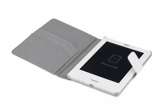 Modelabs Etui Portfolio Cuir Blueway pour liseuse numérique Kobo By Fnac Blanc Modelabs