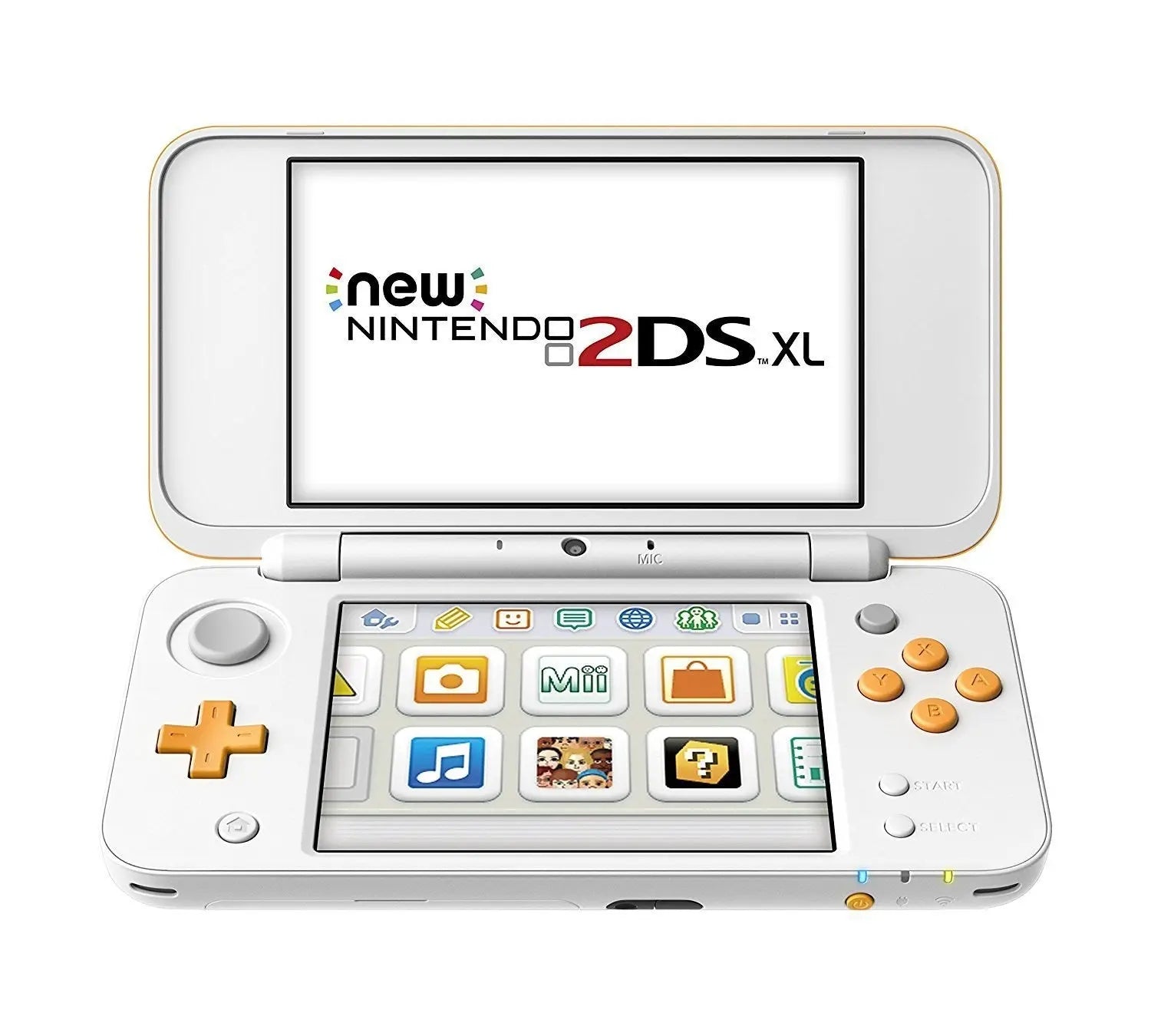 Nintendo New 2DS XL (Blanche et orange ) 0045496504564 nintendo